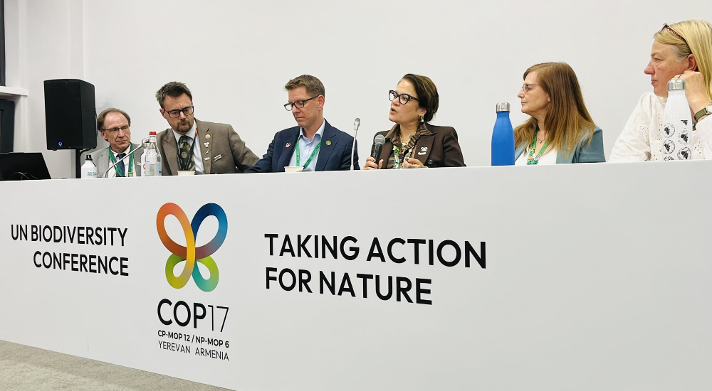 Photograph of participants at the CBD COP17  Business and Biodiversity Event 